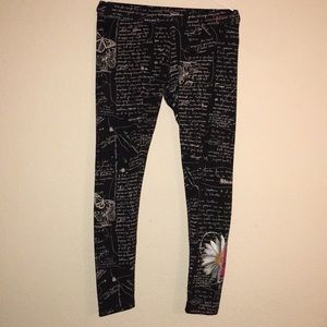 Desigual leggings.  Size Large.